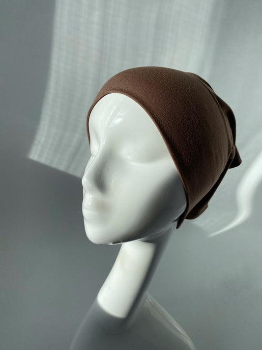 Hijab Tube Cap - CHOCO BROWN