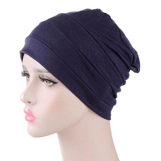 Hijab Tube Cap  - Navy blue
