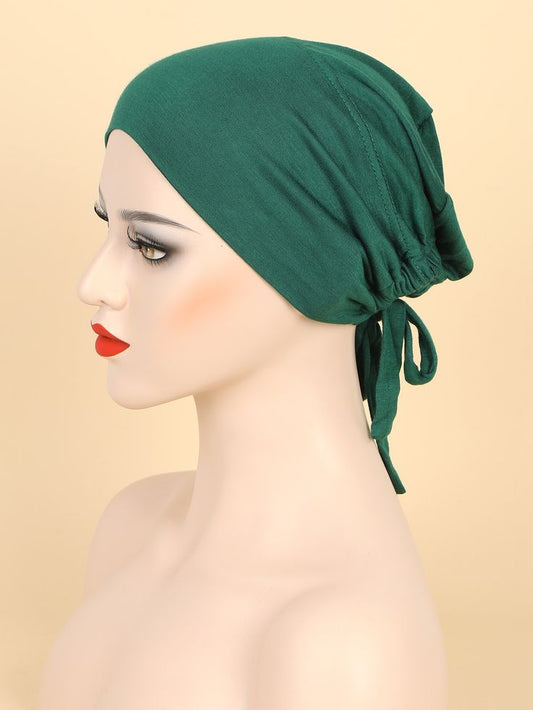 Hijab Cap - BOTTAL GREEN