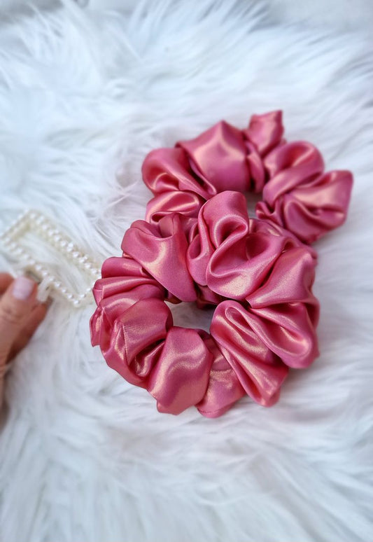 Scrunchie -  Pink Gold