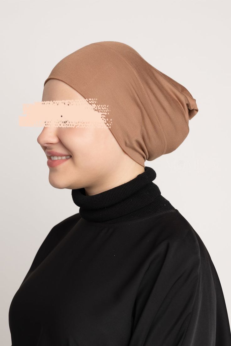 Hijab Tube Cap - CHOCO BROWN