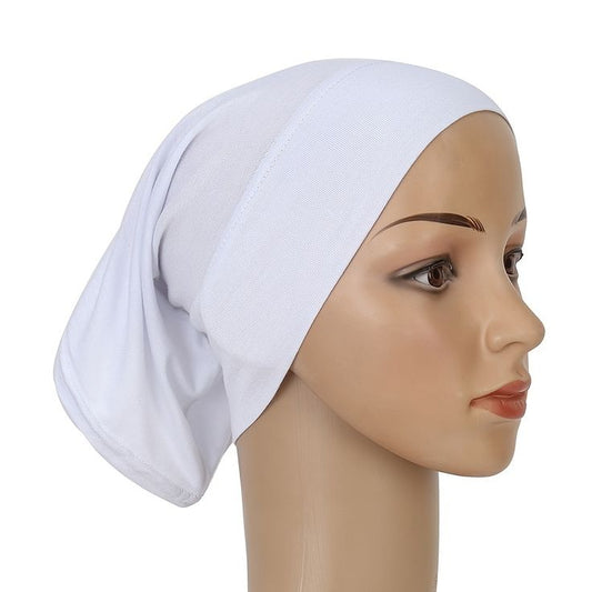 Hijab Tube Cap - White