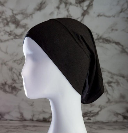 Hijab Tube Cap - Black