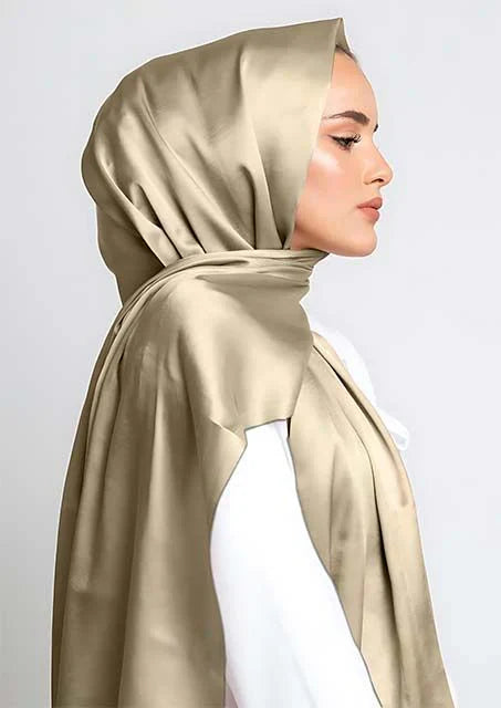 Crinkle Silk Hijabs