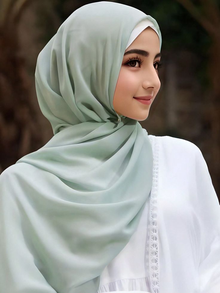 Georgette Chiffon - Sega Green