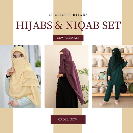 Hijabs & Niqab Set