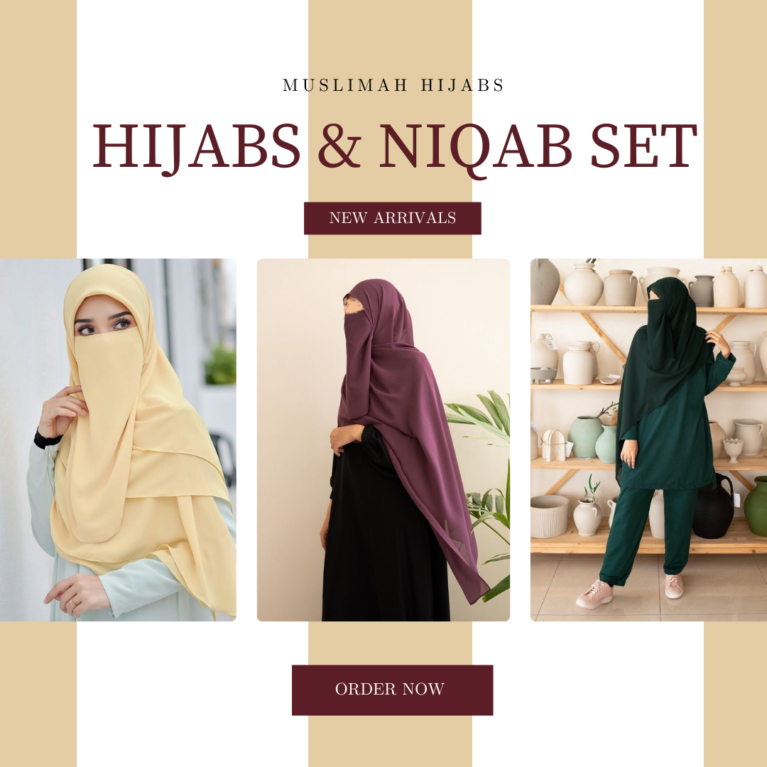 Hijabs & Niqab Set