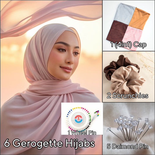 6 Hijab Bundle Deal