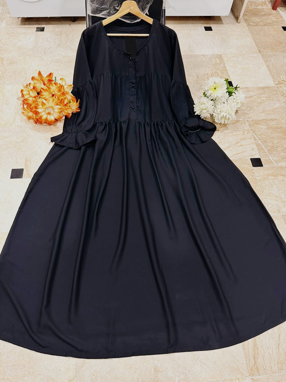 Modern abaya  With stoller Georgette