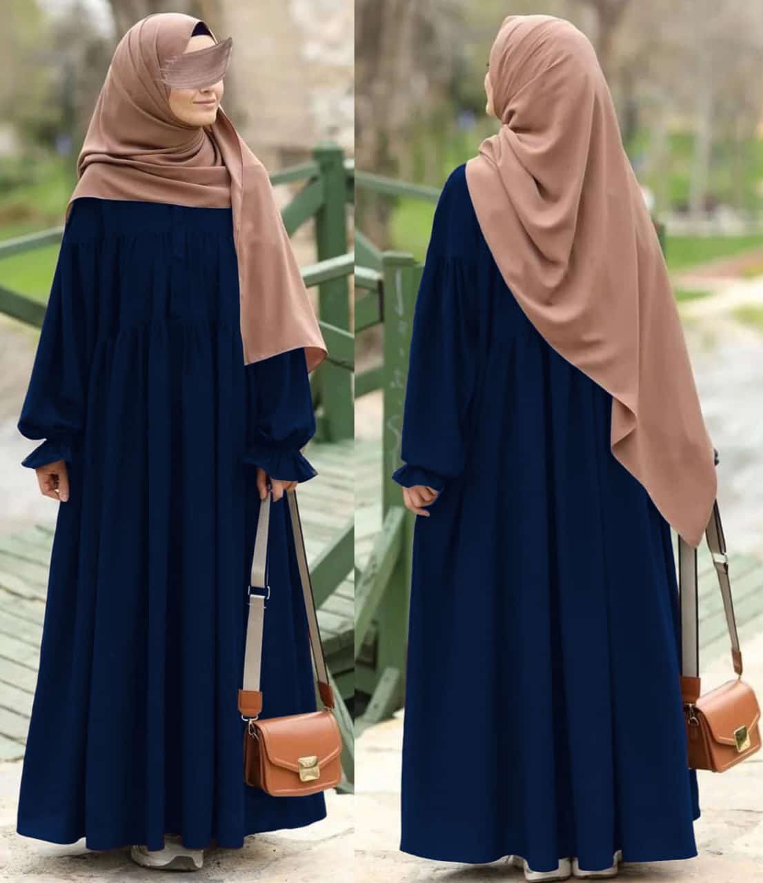 Modern abaya  With stoller Georgette