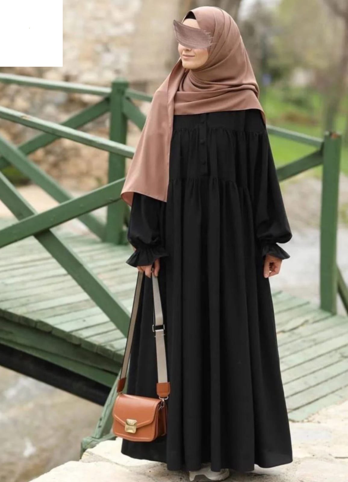 Modern abaya  With stoller Georgette