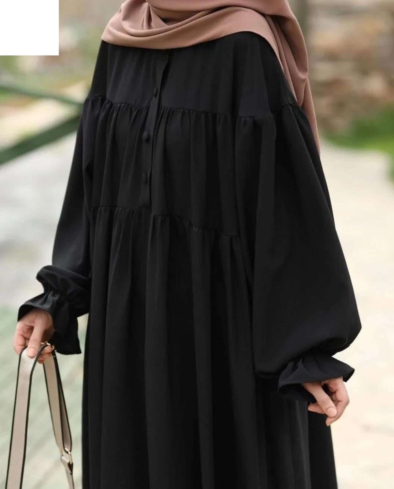 Modern abaya  With stoller Georgette